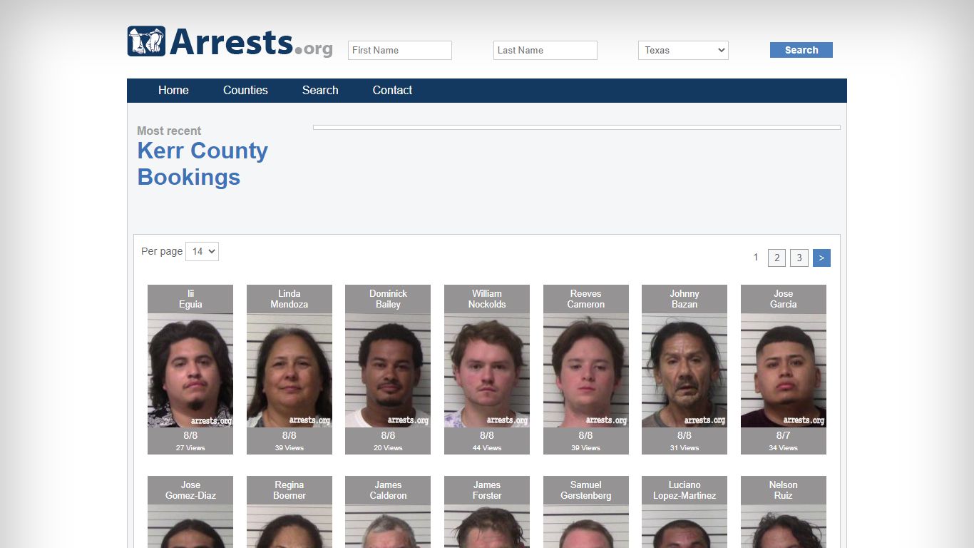 Kerr County Arrests and Inmate Search